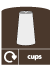Nexus 100 Cup Recycling Station - Front Graphic