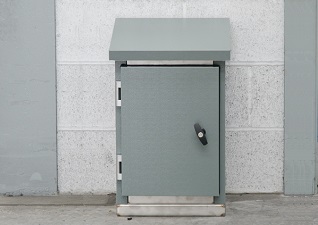 Citadel™ 336 Steel Electrical Cabinet for electronic storage in grey metal