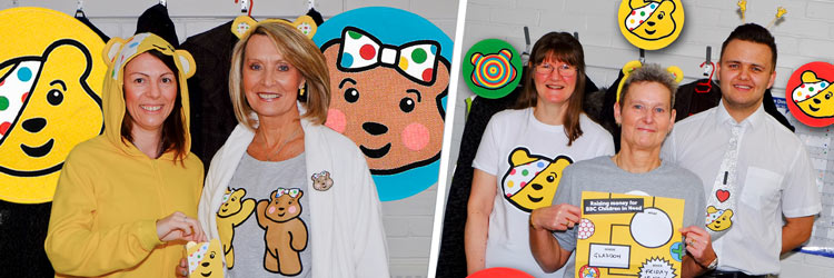 Painting the Office Pudsey for #CIN2016