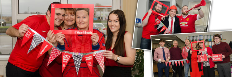 Glasdon Wore Red For The British Heart Foundation
