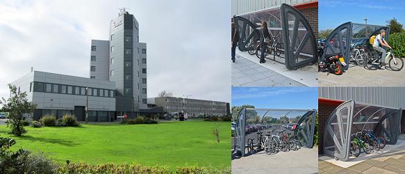 Aero™ Cycle Shelters at Blackpool & Fylde College