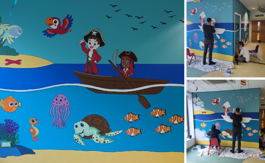 The Glasdon BVH Mural