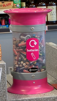 C-Tru Battery Recycling Bin