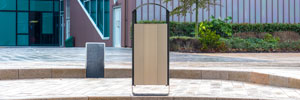Electra™ Litter Bin gets Curved Companion