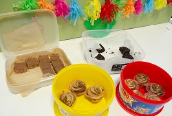 Macmillan Coffee Morning baked cakes by Glasdon Marketing Team