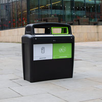 Nexus® Evolution City Duo Recycling Bin