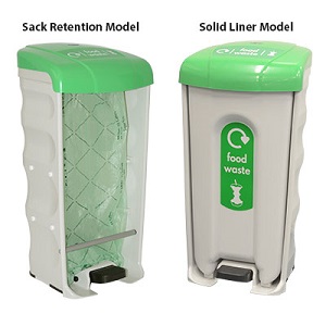 Nexus Shuttle Pedal Bins - Sack Retention Model & Solid Liner Model