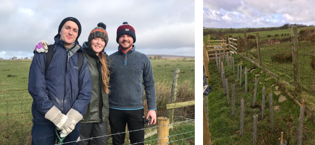 Tree Planting with Wyre Rivers Trust Charity Day Marketing