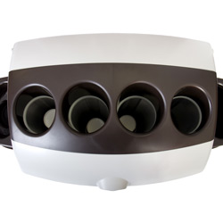 What is this? Nexus 100 Cup Recycling Station Aperture with 4 x Cup Chutes