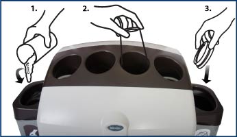 Nexus 100 Cup Recycling Station Step by Step