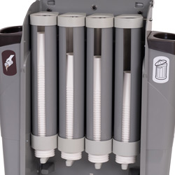 What is this? Nexus 100 Cup Recycling Station -
 4 x removable stacking tubes