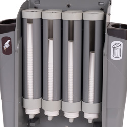 What is this? Nexus 100 Cup Recycling Station -
 4 x removable stacking tubes