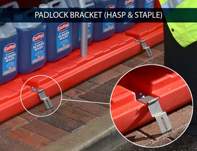What is this? Padlock Bracket (Hasp and Staple)