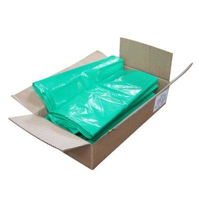 What is this? Box of 100 Oxodegradable Green Sacks - <smallest> 80L Compartment</smallest>