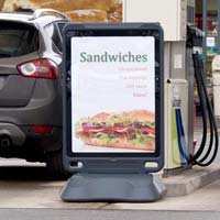 Advocate™ Floor Standing Poster Display Sign