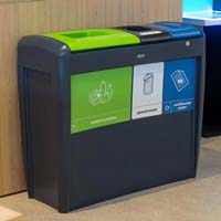 Nexus® Evolution Trio Recycling Bin