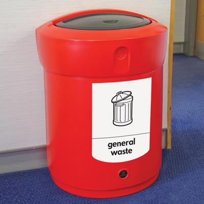 Envoy™ General Waste Swing Top Bin - 90ltr