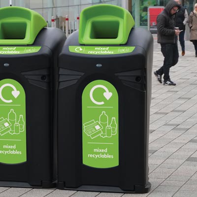 Nexus® City 240 Mixed Recyclables Recycling Unit