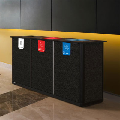 Origin&trade; Infinity Trio 330 Litre Recycling Station 3 Waste Streams