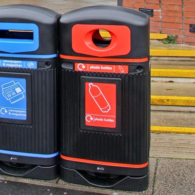 Streamline Jubilee™ Plastic Bottle Recycling Bin