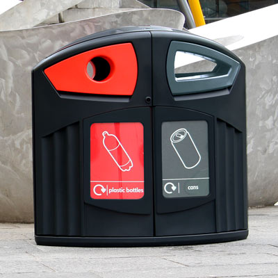 Nexus® 200 Plastic Bottle / Can Recycling Bin