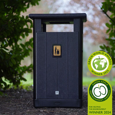 Origin&trade; Horizon 110 Litter Bin Made from Recycled Materials
